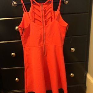 Coral dress